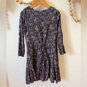 Wheat Disney Bambi floral girls long sleeve dress 4T